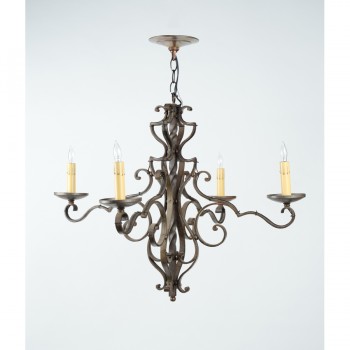 French 4-Arm Chandelier